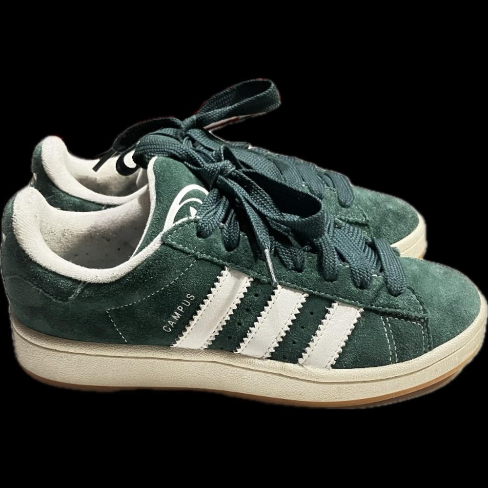 ADIDAS Campus 00s /green suede, white 3 stripes/women size 7.5/ men size 6 - Picture 7 of 11